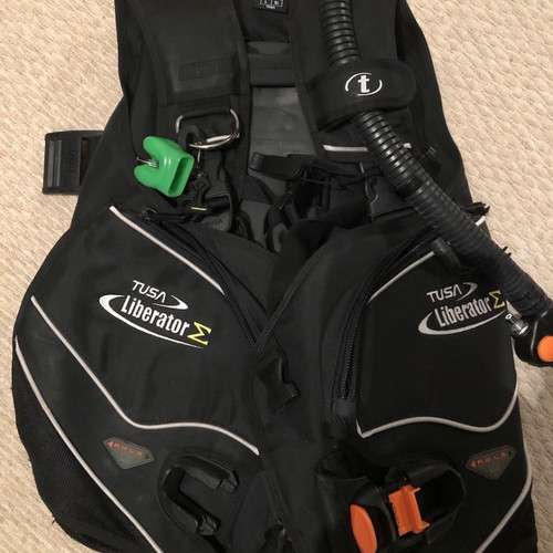 TUSA Liberator Σ diving jacket used, size L