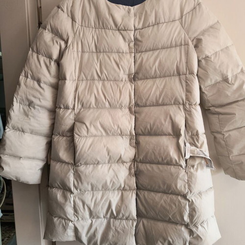 Women's reversible jacket like new, gray and beige