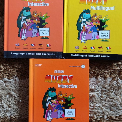 Muzzy used language learning book issues