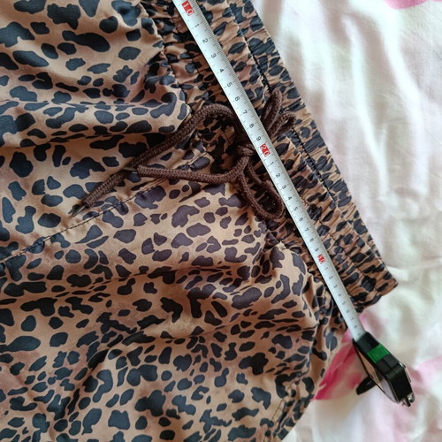 Leopard print pants new, sizes M and L, beige and brown