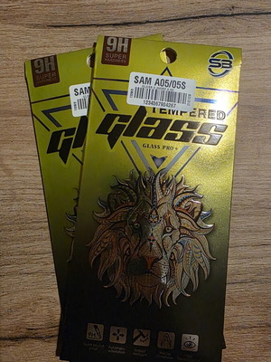 Tempered glass for Samsung A05/05S compatible with A06 and A07, like new, pack of 2