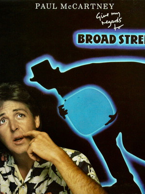 Paul McCartney Give My Regards To Broad Street record used, rock