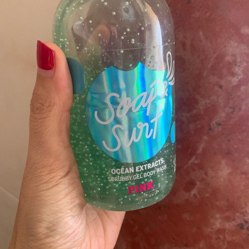 Victoria Secret Pink scrubby body wash used