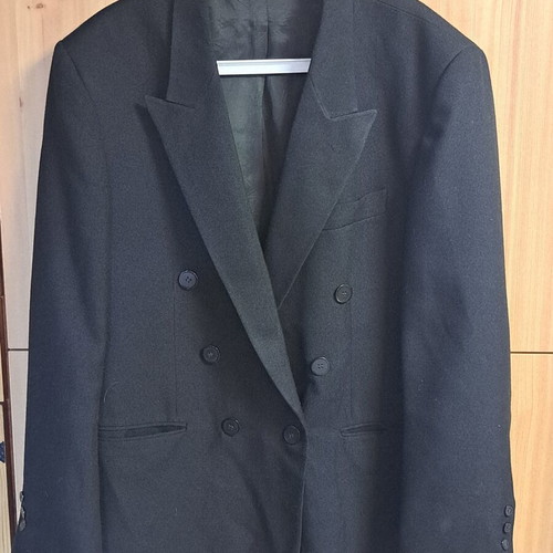 Men's jacket black, like new, size 5XL