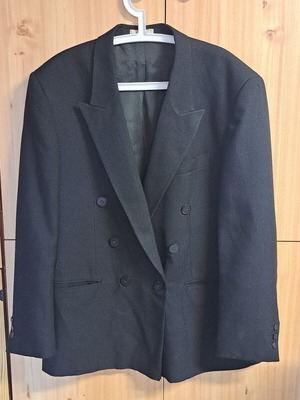 Men's jacket black, like new, size 5XL