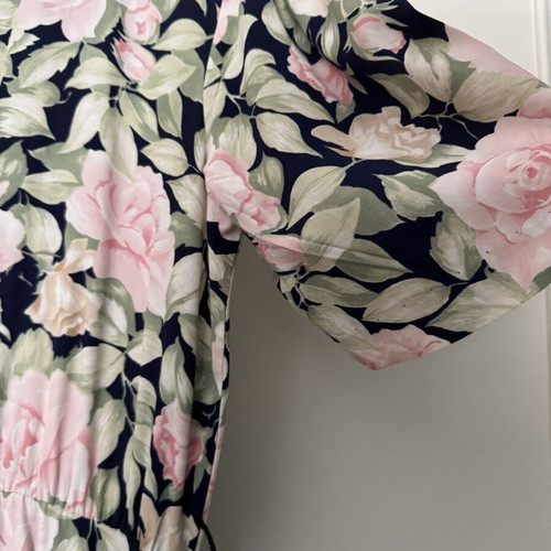 Vintage floral dress like new, colorful, size S