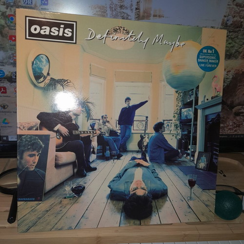 Oasis Definitely Maybe 2LP vinyl used, rock