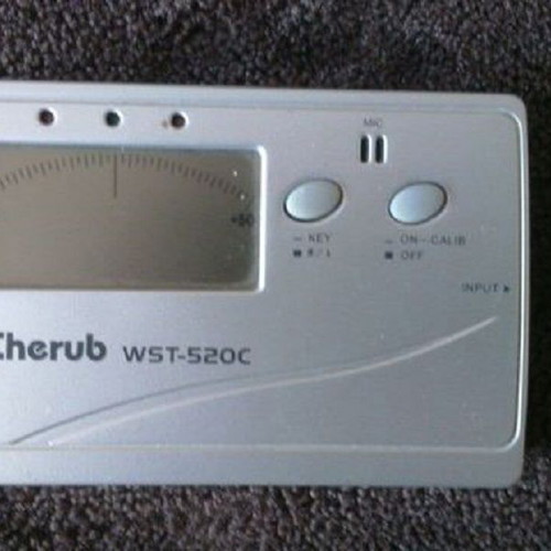 Cherub WST-520C digital musical instrument tuner used