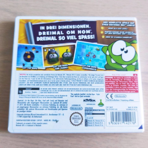 Cut the Rope παιχνίδι για Nintendo 3DS σαν καινούργιο