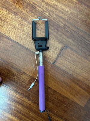Selfie stick used