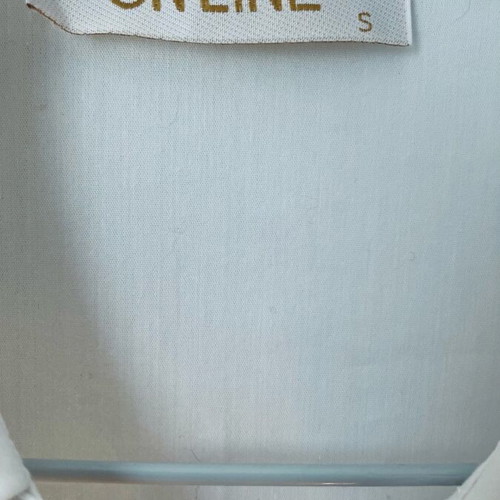 On Line long shirt white like new, size S