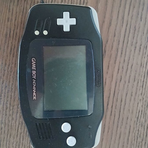 Game Boy Advance AGB001 black used handheld console