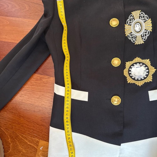 Byblos suit used with black silk skirt EU46