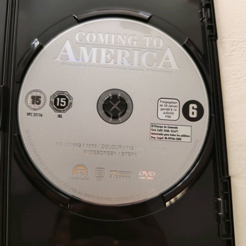 Coming to America DVD like new with subtitles