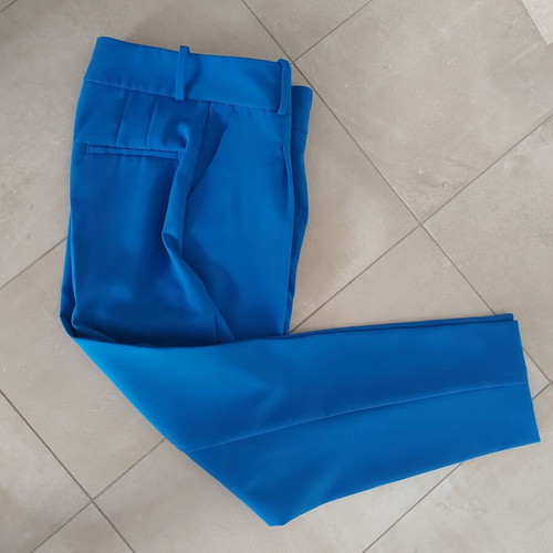 Zara fabric office trousers like new, blue, size L