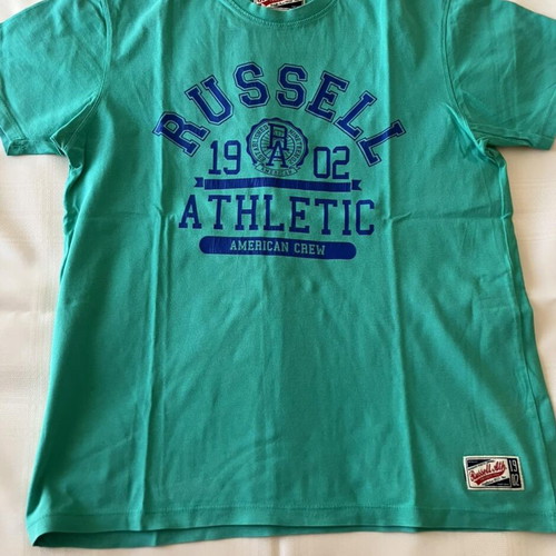 Russell Athletic men's T-shirt size M like new, green