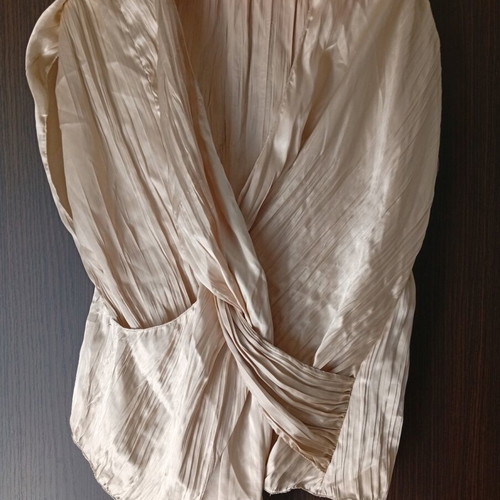 Zara women's blouse new, gold color, size XL