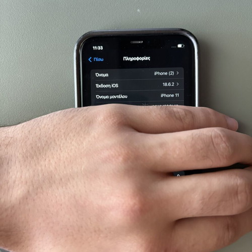 iPhone 11 used with protective case