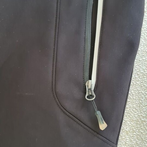 4f men's ski pants black like new waterproof with suspenders