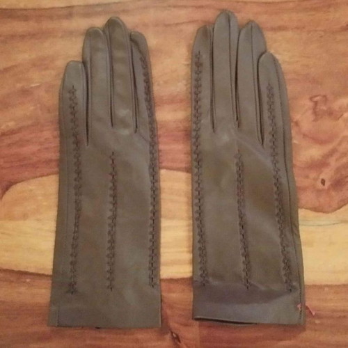 Leather parade gloves new, men's black and women's brown