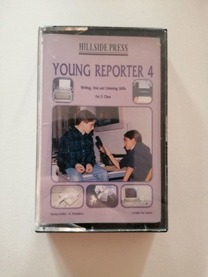 Vintage educational cassette used Hillside Press Young Reporter 4