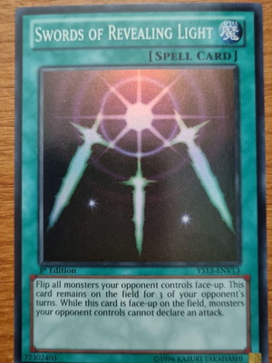 Swords of Revealing Light YS13 near mint, Super Rare 1st edition