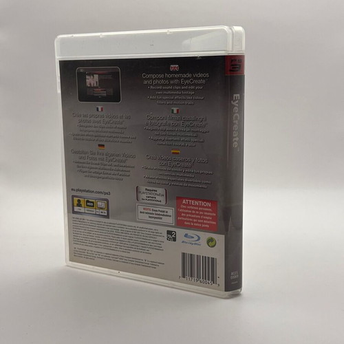 EyeCreate bundle PS3 used with functional camera and manual