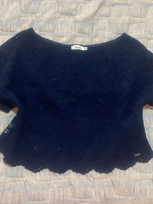 Toi&Moi lace top like new, size M/L, dark blue