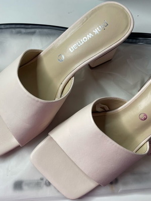 Pink woman mules used, size 36