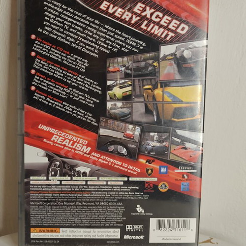 Project Gotham Racing 3 Xbox 360 game like new