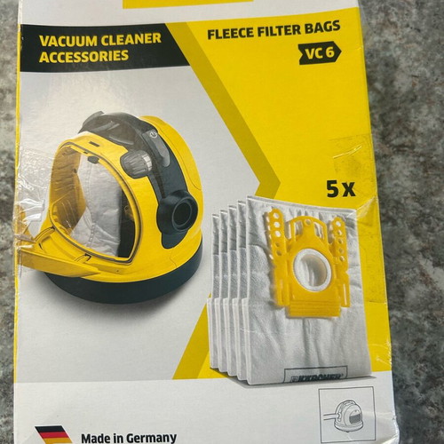 Karcher vacuum cleaner bags new, pack of 5