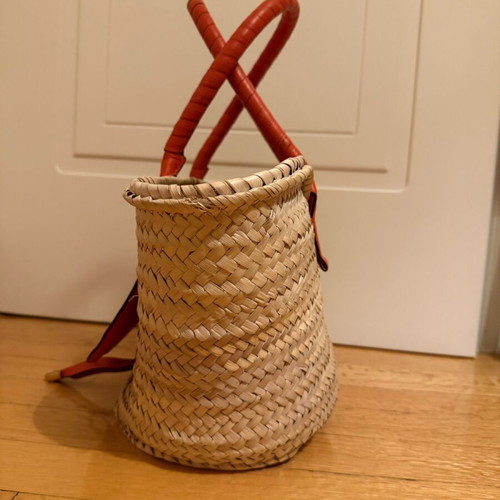 Chloe Raffia basket bag