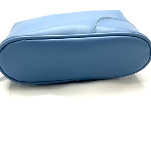 Ferragamo Parfums Light Blue Handbag Used Vanity Case