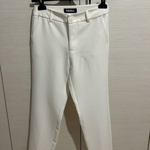 Paranoia white fabric pants like new, size S 36 8