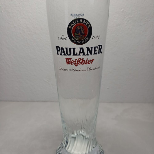 Paulaner Beer Glass 0.5l used, made in Germany