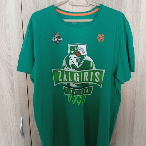 Zalgiris F4 2018 Belgrade official T-shirt, size XXL