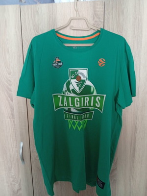 Zalgiris F4 2018 Belgrade official T-shirt, size XXL