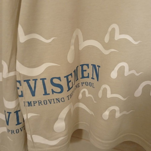 Evisu Evisemen long sleeve T-shirt, beige, size L