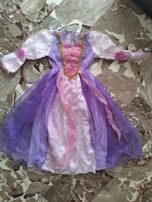 Princess carnival costume used, up to 10 years old