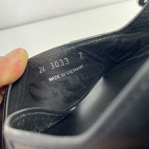 Prada men leather sandals like new, black, size 41