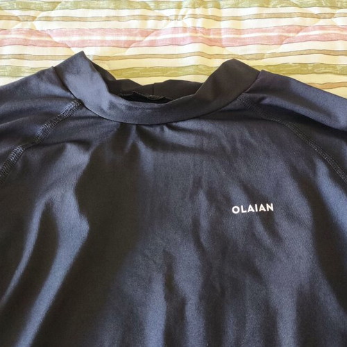 Olaian UPF 50+ Sunscreen Shirt used, women's long sleeve black XXL