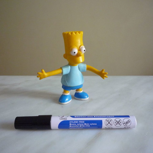 Bart Simpson vinyl figure new, bendable arms and legs