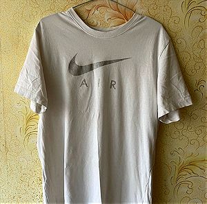 Nike αυθεντικό λευκό ανδρικό μπλουζάκι 100% βαμβάκι μέγεθος M