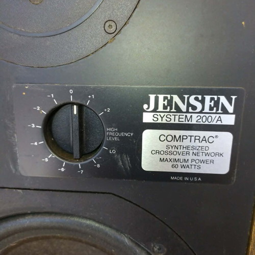 JENSEN System 200/A Vintage American Speakers used