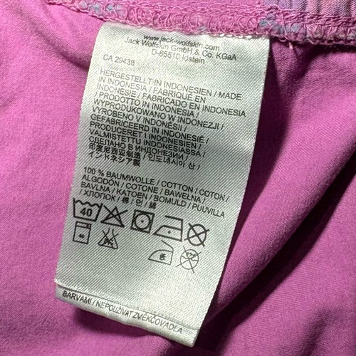 Jack Wolfskin Pants used, purple with plaid detail