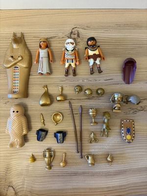 Playmobil Egyptian Figures and Accessories used, pack of 3