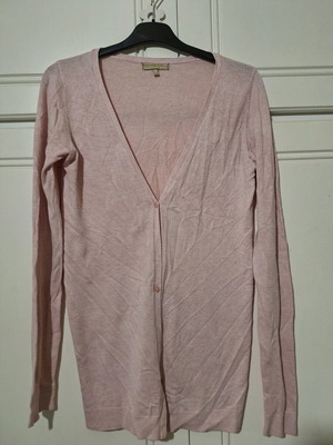 Pink knitted Stradivarius cardigan used, size M