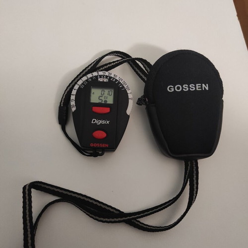 Gossen Digisix light meter like new with LCD and case
