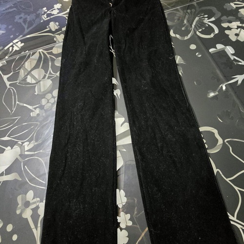 Guess velvet pants size S like new, black