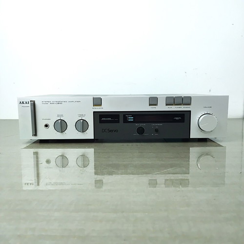 Akai AM-U210 integrated stereo amplifier used, 2x30W RMS, Phono, Japan
